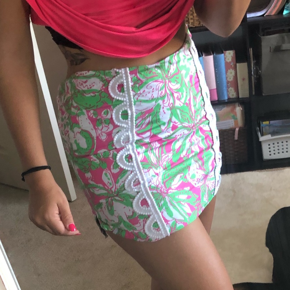 Lily Pulitzer Floral Skirt